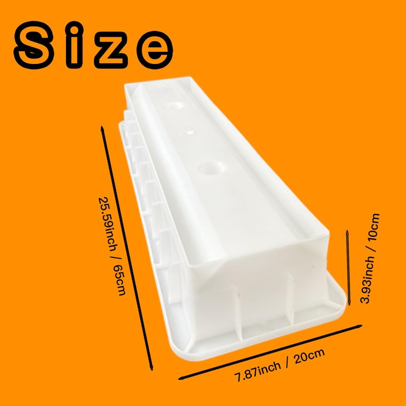 Parking Block Concrete Molds, Reusable Parking Curb Cement Molds for