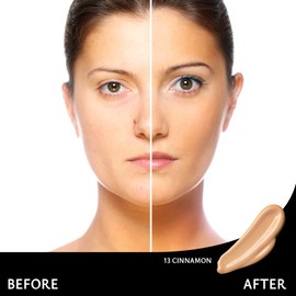 Khasana Moisturizing Liquid Foundation, Flawless Matte Finish Makeup, Full Coverage & Longwear, Lightweight Foundation Formula #13 Cinnamon