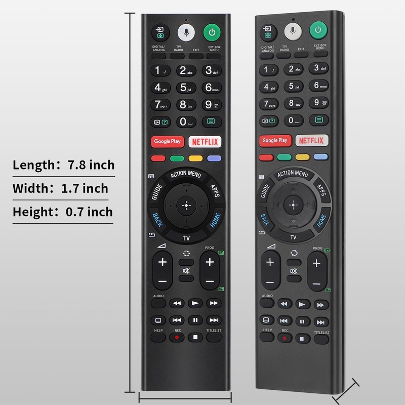 Gvirtue RMF-TX310E Voice Remote Control Compatible with Sony TV, Replacement