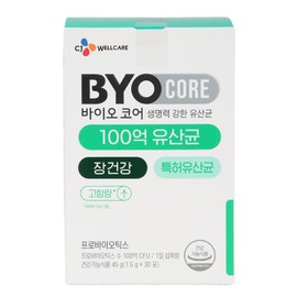 CJ Health [CJ 바이오코어] 건강한 생 유산균 100억 45g(1.5g*30포) [CJ BioCore] Healthy Live Probiotics 10 Billion 45g (1.5g*30 sachets)