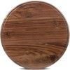 MAGIGO 18 Inches Round Walnut Wood Cutting Board for Kitchen,