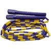 Ampro Ballers Beaded Long Handle Freestyle Jump Rope - Skipping Rope - Trickstar - Yellow Purple