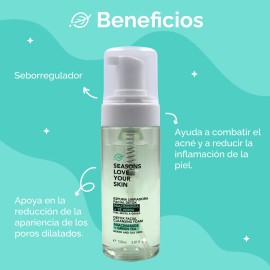 Limpieza Facial Detox con Seasons Love Your Skin – Gel Suave Antiacné para Uso Diario