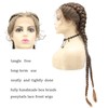 AFBeauty Mixed Blonde Twists Lace Braided Wigs for Black Women