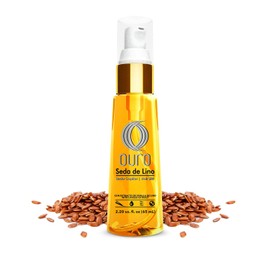 OURO Anti-Frizzy Hair Silk with Flax Seed Extract - Restores, Strengthens, Smooths, Provides Extreme Protection, Prevents Split Ends, Adds Shine (2.20 Fl Oz)