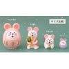 Decole ZSG-61212 Design Accessory ZSG-61212 White Mouse Zodiac Earthen Bell,