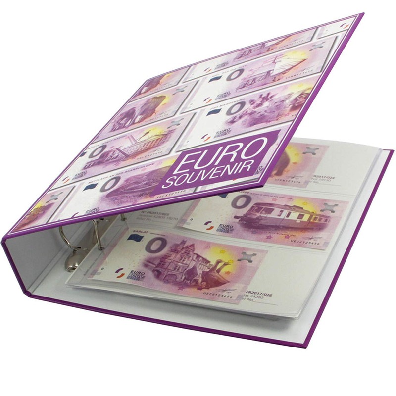 SAFE 3100 Sammelalbum 0 Euro Scheine - Album 0 Euro-Banknoten