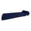 Danfuton Navy Sleeper Chair Folding Foam Beds, Portable Sleepover Sofa