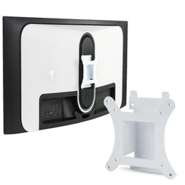 VESA Mount Adapter Bracket for DELL Alienware 34" Curved QD-OLED AW3423DW Monitor - Fits 75x75mm & 100x100mm VESA, Wall Mount Arm Stand, White