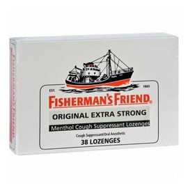 Fisherman's Friend Original Extra Strong Cough Suppressant Lozenges 38 Ct 3 Pack