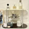 Acrylic Desktop Organizer – 3 Layer Display Shelf, Perfume Jewelry