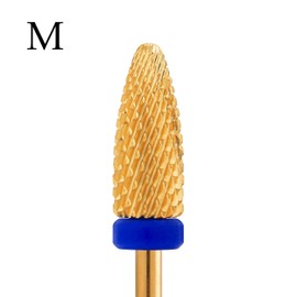 MIRACLE 3/32" Nail Drill Bits Flame shape for Drill Machines (Medium)