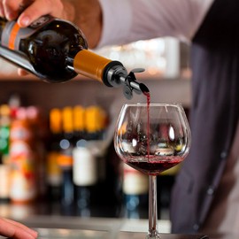 4 Pack Professional Olive Oil Dispenser Spout Stainless Steel Pour Spouts, Weighted Olive Oil Spout with Auto Flip Dust Caps for Alcohol Olive Oil Bar Bartender Accessories Black