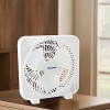 Impress 9-Inch 3-Speed Box Fan with No Assembly Required and