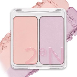 2aN Dual Cheek Blush, Popular, 10 Love Potion, Cool Undertone, Summer