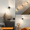 Ditoon LED Wall Mounted Lights with Remote, Wall Sconces Lamp