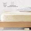 Dreamzie Premium Fitted Sheet 70 x 160 cm Beige, Fitted