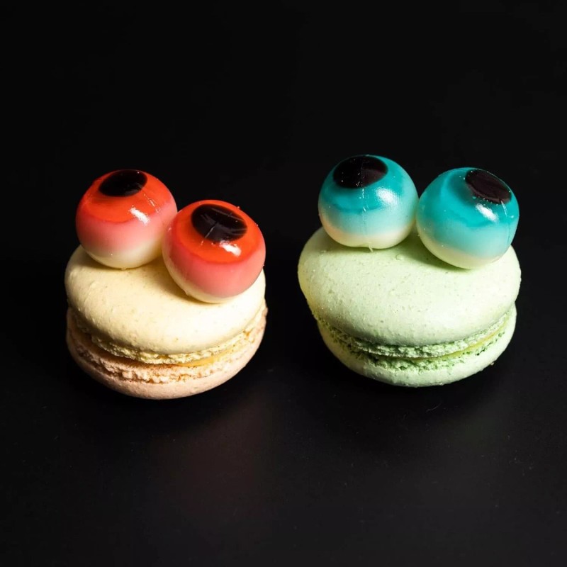 4D Gummy Candy Eyeballs Variety of Edible Colors - 3.39