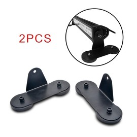 SUNWAN 2Pcs Universal Car Roof LED Light Bar Mounting Bracket Strong Magnetic Work Light Bracket Bumper Lamp Holder for Off-road Car,Truck 4WD,SUVs