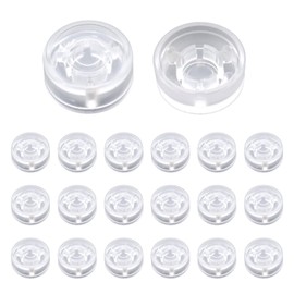 Soundspire 20Pcs Transparent Guitar Pedal Footswitch Toppers, Non-Slip Protective Caps for Multi-Effects Pedals, Sturdy Plastic Switch Covers with Grip