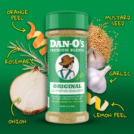 Dan-O's Seasoning Small 3 Bottle Combo | Original, Chipotle, & Spicy | 3 Pack (3.5 oz)
