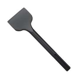 WOBLLMX 1.5" x 9.8" SDS Max Scraping Chisel for Wide Tile & Thinset Scraper Wall and Floor Scraper Works Removal Tool (Black)