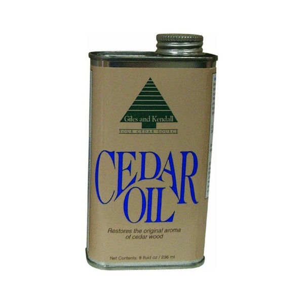 Giles and Kendall Cedar Oil Restores the Original Aroma of Cedar Wood, 8 Fluid oz / 236 ml - 2 Pack