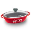 Hawkins 0.75 Litre Mini Casserole with Glass Lid, Oval Shaped