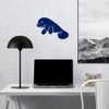 Transparent Decal Stickers Of Cute Manatee (Navy Blue) Premium Waterproof
