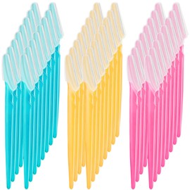 48 Pcs Face Razors, Facial Razor Multipurpose Dermaplaning Tools, Eyebrow Razor Multicolor Eyebrow Trimmer Shaper Shaver, Hair Removal Tool for Women Men Face Body Use