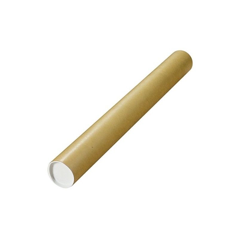 Postal Tubes with Pre-Assembled Caps Diameter 750 x 80 mm
