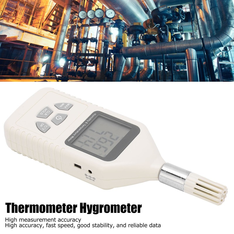 GM1360A Industrial Electronic Thermometer and Hygrometer Handheld Digital Temperature Humidity