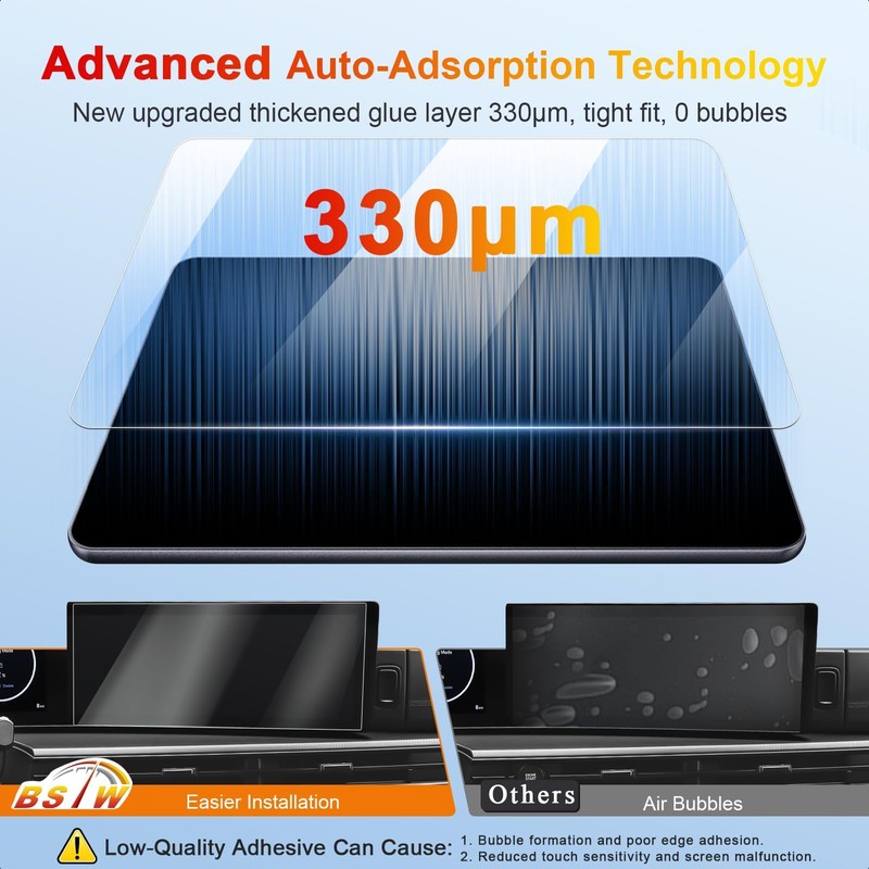 BSTW (8PCS) for 2025 Hyundai Santa Fe Screen Protector for