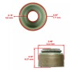 Caltric Exhaust Valve Stem Seal For Yamaha Kodiak 700 YFM700K
