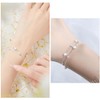 Women Bracelet Four Leaf Clover Silver Four Leaf Clover Chain