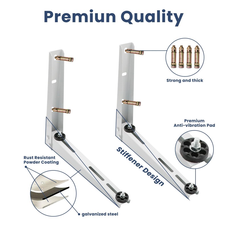 SUREPHON Mini Split Wall Mounting Bracket for 9000-15000 BTU Universal