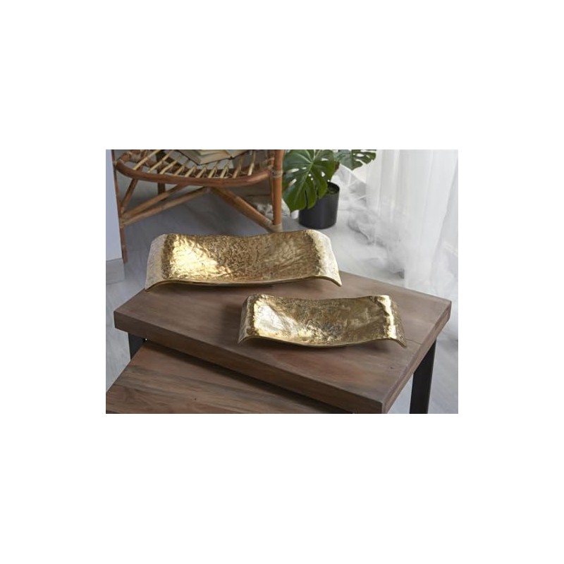 Centre Curvo Aluminium Raw Oro 30 x 15 cm 30