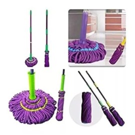 CUPRISHDIKALUR STORE 3 Pzas Trapeador Torbellino Magico 1.20 Mop Autoexprimible
