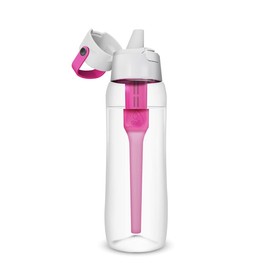Dafi Water Bottle with Filter Solid 0.7 L Pink - Water Bottle Filters Chlorine When Drinking, Water Filter Bottle, Water Filter Bottle - for Travel, Sports, BPA-Free