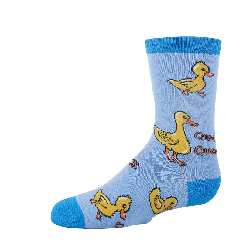 ooohyeah Kids Funny Saying Novelty Duck Crew Socks, Silly Crazy