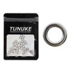 TUNUKE Solid Ring Split Ring Value Fishing (#5, Solid Ring)