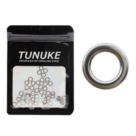TUNUKE Solid Ring Split Ring Value Fishing (#5, Solid Ring)