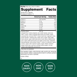 Standard Process Inc. Iplex - Whole Food Vascular Supplement, Eye Health and Eye Support with Shiitake Mushroom, Phosphoric Acid, Rice Bran, Organic Carrot, Arrowroot Flour, Alfalfa - 150 Capsules