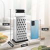 Kaishun Cheese Grater, Box Grater for Cheese Stainless steel Vegetable