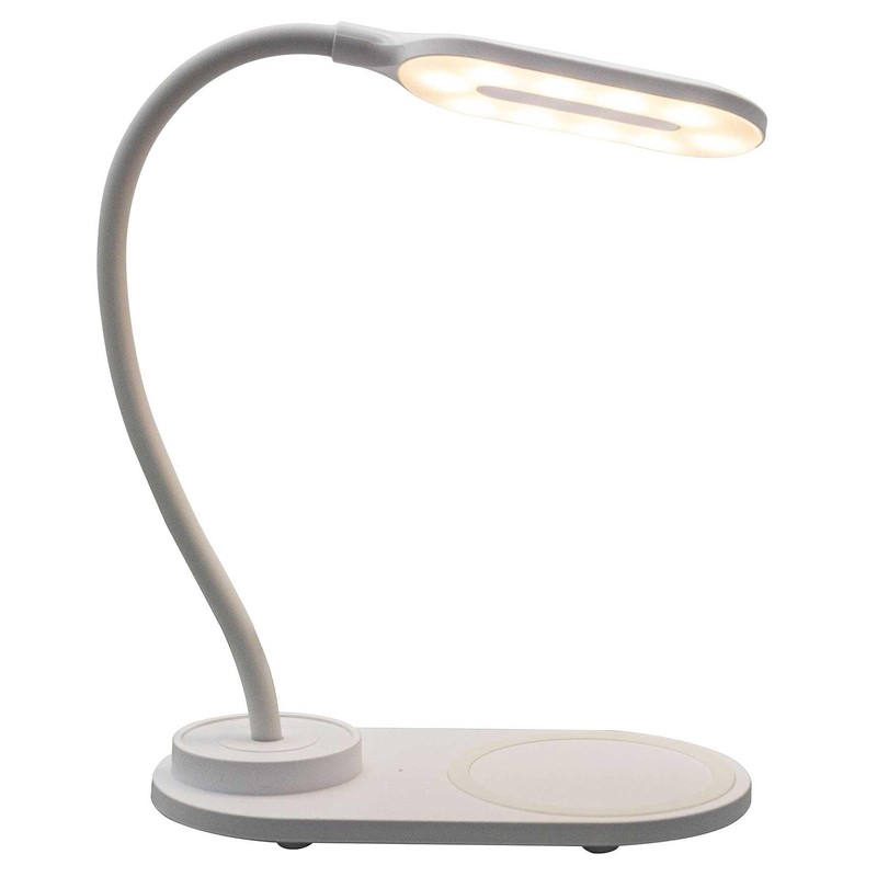 Denver LQI-55 Qi Wireless Charging Lamp – 3 Colour/Brightness Adjustable