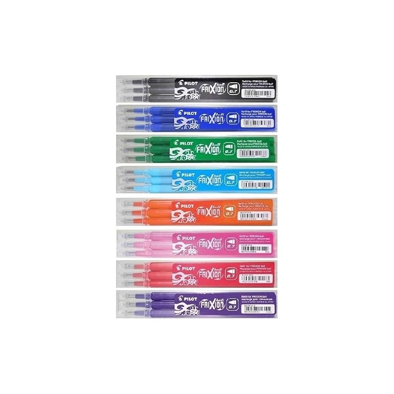 Pilot Frixion 0.7mm Tip Rollerball Erasable Pen Refills BLS-FR7 (One