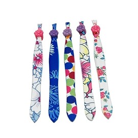 FOMIYES Professional Stainless Steel Eyebrow Tweezers for Women Slanted Flat Tip Hair Removal Tweezers Set Multifunctional Beauty Tool with Flower Design Random Style