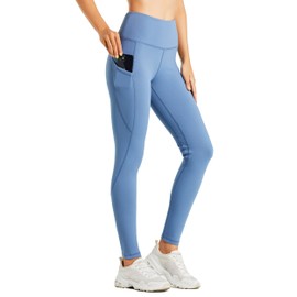 Willit Leggings con forro polar para mujer, resistentes al agua, térmicos, para invierno, senderismo, yoga, correr, cintura alta
