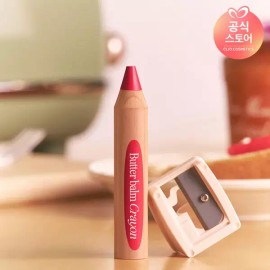 Clio 클리오 버터밤 크레용 기획 (+샤프너 증정) [008 팝아트베리] Clio Butter Balm Crayon Set (+ Free Sharpener) [008 Pop Art Berry]