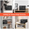 Bostra Fireproof Safe Box with Sensor Light & Fireproof Bag,